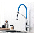 Black Flexible Pull Down Kitchen Sink Faucet